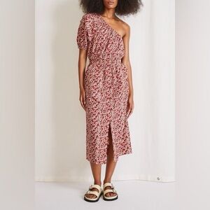 NWT! Apiece Apart One-Shoulder Palma Midi Dress ❤️ Small New!